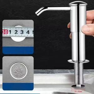 확장 튜브가있는 주방 카운터 탑 접시 디스펜서 핸드 프레스 비누 액체 펌프 싱크 액세서리 용 플라스틱 비누 디스펜서