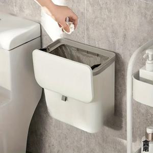 간편한 청소 공간 절약형 주방용 벽걸이 쓰레기통 - 내구성 있는 플라스틱, 다기능 쓰레기 보관함