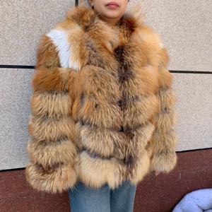 여성용 겨울 따뜻함을 위한 천연 레드 폭스 모피 재킷, 다양한 유형으로 제공되는 100% 리얼 모피 가죽 재킷: 레드 폭스 재킷