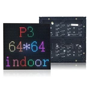 SMD Led 실내 옥외 P3 RGB LED 매트릭스 Led 스크린 모듈 보드 64x64 픽셀 고해상도 1/32 스캔 Led 기호 Led 디스플레이
