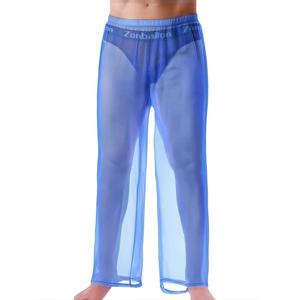 ZONBAILON Mens Mesh See Through Pajama Sheer Lounge 경량 잠옷 투명한 잠옷 레깅스