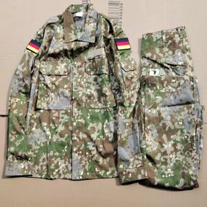 독일 Flecktarn 모든 지형 위장 유니폼 남성 봄 정장 재킷 바지 복사 안티 적외선 포함