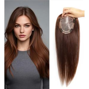 5.5X6인치 모노 베이스 브라질 레미 인간 헤어 토퍼 12 