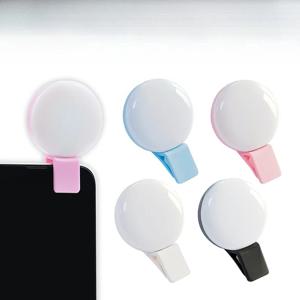 3가지 조명 모드를 갖춘 미니 LED 셀카 조명 |   휴대용 전화기 클립온 필 라이트 |   조정 가능한 밝기 사진 액세서리
