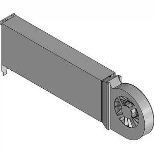 Nvidia Tesla P40 M40 P100 V100 그래픽 카드에 적합 U 자형 터보 팬 방열판 팬 1PCS 직접 부는 터보 팬