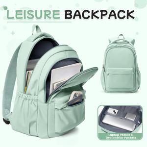 초등 중학교 책가방 청소년 학생 여행 배낭, 여러 개의 칸을 가진 경량 스타일 나일론 배낭 학교 배낭