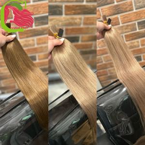 벌크 헤어 100% 리얼 인모 머신메이드 버진 레미 스트레이트 헤어 벌크 18-30인치 100g 내추럴 블론드 헤어 익스텐션 노 웨프트