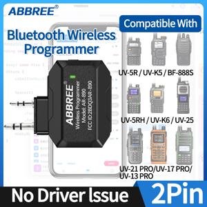 Baofeng Bluetooth 무선 프로그래머 Baofeng UV-25 BF-888S UV-82 Quansheng UV-K5 UV-K6 워키 토키 용 드라이버 문제 없음 K-플러그