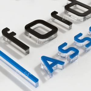 맞춤형 아크릴 글자 간판 벽 로고 컷팅 글자 야외 회사 매장 조명 간판, 비즈니스 3D 간판 장식