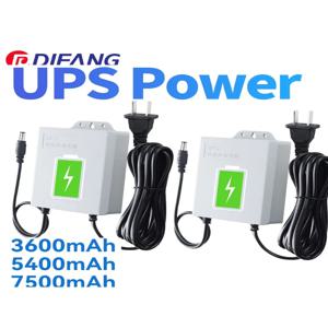 DIFANG DC12V UPS 전원 공급 장치 WiFi 카메라 야외 배터리 백업 전원 어댑터 7500mAh 배터리 비상 전원