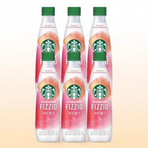 [무료배송] 스타벅스 피지오 피치 딸기 400mlx6펫 [원산지:상세설명에 표시]