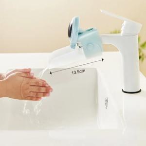 수도꼭지 익스텐더, 어린이 손 씻기 신 호랑이 만화 실리콘 익스텐더, 스플래시 방지 확장 스위치, 워터 채널
