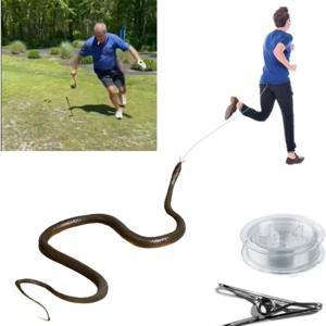 새롭고 독특한 소품 뱀 시뮬레이션은 벌레를 놀라게 하고, 할로윈 부드러운 고무 뱀, 줄과 클립이 있는 고무 뱀