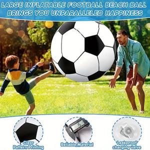 야외 스포츠 게임 축구 대형 PVC 축구공 잔디 스포츠 장난감 공 여름 해변 공 어린이 선물 야외 게임 공