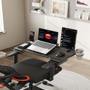 인체공학적 의자 팔걸이 책상 부착형 접이식 노트북 테이블 이동식 사무실 워크스테이션 액세서리