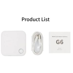 TTLOCK 아이폰 스마트 홈킷 시리 음성 제어 원격 잠금 해제 G6 매트 와이파이 게이트웨이