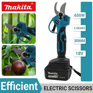 마키타 브러시리스 전동 가위 18V 무선 전지가위 다기능 과일나무 가지 절단기 정원 도구