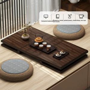 베이 윈도우 작은 테이블 티 테이블 침대 접이식 작은 커피 테이블 발코니 낮은 테이블