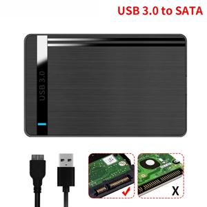 2.5인치 HDD 케이스 SATA to USB 3.0 HDD 인클로저 3TB 하드 드라이브 디스크 SSD 케이스 어댑터 5Gbps 모바일 외장 HDD 박스 PC 노트북용