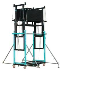 CE 인증 전기 비계 안전 시스템 탑재 500KG 용량 자동 제어 건물 유지보수 작업용