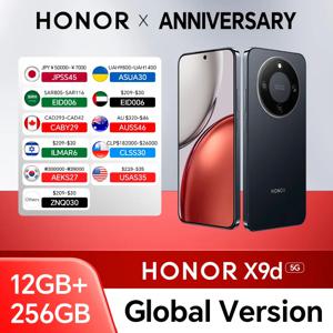 글로벌 버전 HONOR X9d 5G 스마트폰 12GB+256/512GB 6.79인치 120Hz AMOLED 화면 108MP AI 메인 카메라 8300mAh 66W 슈퍼차징