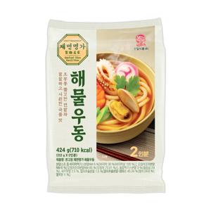 본고장 제면명가 해물우동 424g (2인분) / 우동