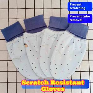 통기성 면 손 보호 장갑 침대에 누워 있는 노인용 긁힘 방지 손 보호대 부드럽고 편안한 수면 장갑 노인 안전