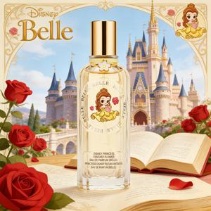 MINISO & DISNEY BELLE 여성 향수 오리지널 럭셔리 플로럴 향수 여성용 스프레이 60ML 소녀 생일 선물 어린이 선물