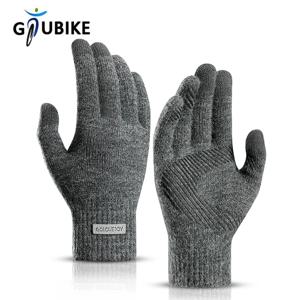 GTUBIKE 겨울 따뜻한 니트 장갑 휴대 전화 터치 스크린 니트 장갑 겨울 두꺼운 따뜻한 야외 장갑 남성 여성을위한