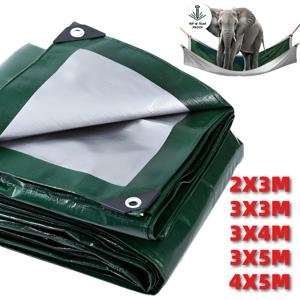 방수 타포린 대형 헤비 듀티 타프 자외선 차단 찢김 방지 타포린 고리 포함 정원 비 덮개 차양 캐노피