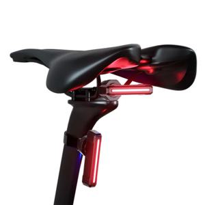 방수 컬러풀 자전거 후미등 360도 조절 가능한 자전거 라이트 지능형 브레이크 감지 자전거 워터 플로우 후미등