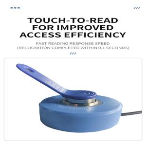 듀얼 인터페이스 데스크탑 iButton 리더기(USB/시리얼) - 출입 통제 호환