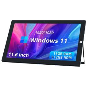 PAD1162 11.6인치 윈도우즈 11 태블릿 PC 인텔 셀러론 프로세서 N4100 1920x1080 픽셀 8GB/16GB 램 512GB 롬 6000mAh 2 x USB 3.0