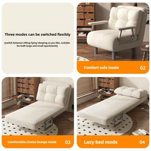 코듀로이 또는 오일 왁스 가죽 소재로 만든 접이식 소파 침대, 싱글 및 더블 소파, 겨울 가정용 좌석, 사무실 낮잠 침대