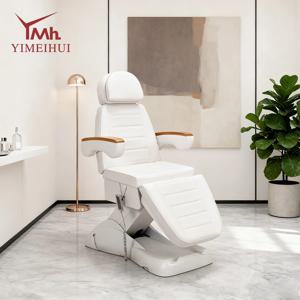 3개의 모터가 장착된 전동 미용 침대, 의료 스파 마사지 치료 테이블 의자, 미용 문신 침대