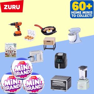 주루 미니 브랜드 장난감 5 서프라이즈 미니 브랜드 장난감 미니어처 장난감 미스터리 블라인드 박스 오리지널 홈 가구 미니어처 장난감