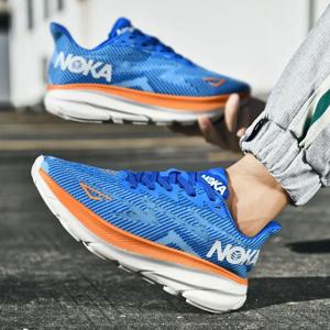 남성용 운동화 조깅 쿠셔닝 야외 럭셔리 신발 트레이너 레이스 통기성 커플 미끄럼 방지 운동화 메쉬 오프로드 신발