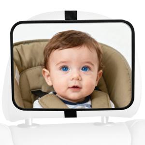 1개/2개 파손 방지 아기 자동차 거울, 자동차 안전 시트 후방 거울, 설치 용이, 범용 적합