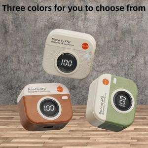 Q86 무선 헤드폰 세미 인이어 레트로 카메라 디자인 전력 표시 음악 헤드셋 게이밍 헤드셋 초장시간 배터리 수명