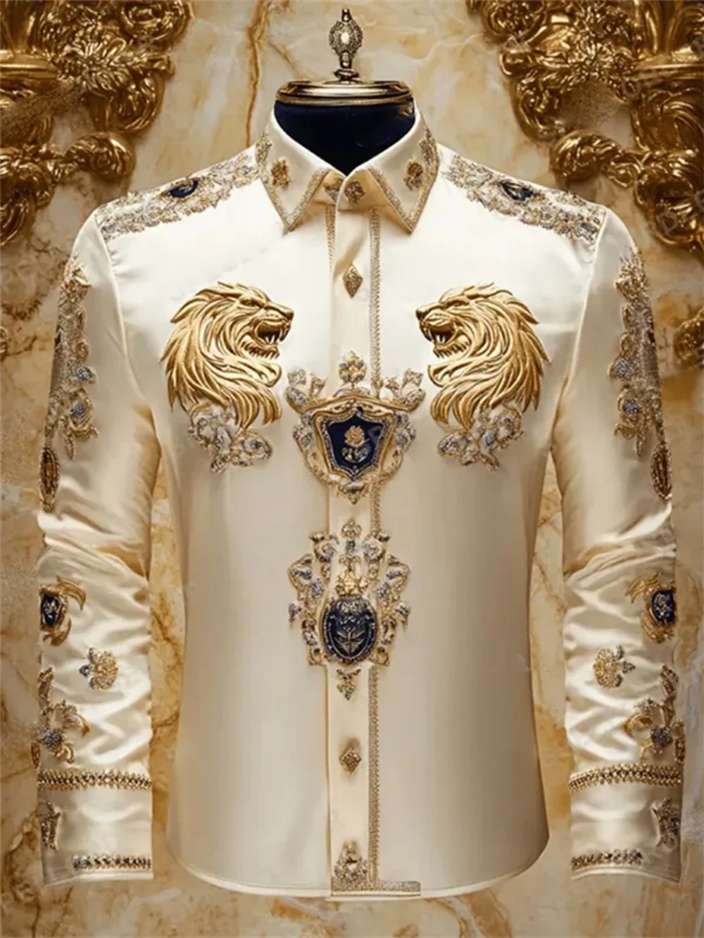 남성용 긴팔 셔츠 라펠 디자인 패셔너블 럭셔리 프린트 편안한 소프트 플러스 사이즈 소셜 파티용 빠른 배송