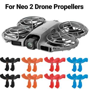 DJI Neo 2용 3엽 프로펠러, 컬러풀 패들, 퀵 릴리즈 프로펠러, 저소음 프로펠러, DJI Neo 2 드론 액세서리