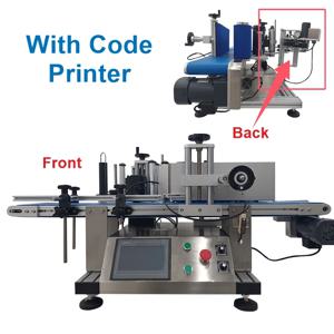 풀-자동 원형 플라스틱 병 라벨링 포장 기계 터치스크린 컨트롤러가 있는 원형 병 스티커 장비