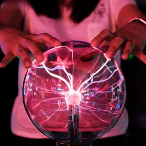 매직 크리스탈 플라즈마 볼 램프 3/4/5/6/8 인치 LED 야간등 어린이 생일 크리스마스 선물 조명 침실 장식 기발한 램프