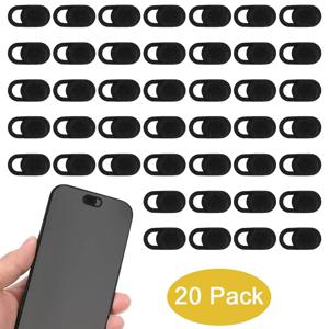 1-20Pcs 웹캠 커버 셔터 자석 슬라이더 금속 카메라 커버 아이패드 태블릿 웹 노트북 PC 카메라 전화 렌즈 개인 정보 보호 스티커