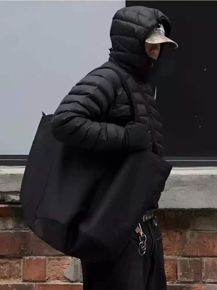 레보 존슨 코튼 재킷 남녀공용 보온 방수 캐주얼 스타일 두꺼운 폴리에스터 섬유 충전재 스탠다드 핏 후드