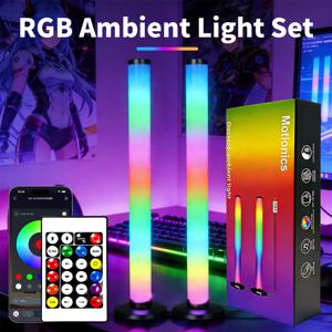 25CM 5V USB RGB LED 무드등 매직 컬러 사운드 픽업 글로우 PUL 블루투스 음악 동기화 조명 게이밍 데스크탑 PC 파티 LED 조명
