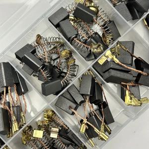 50개, 10가지 사양, 사양당 5개, 전동 공구 카본 브러쉬, 로터리 해머, 앵글 그라인더, 원형 톱 등 다양한 종류의 전동 공구에 적합, 수리 및 교체 부품