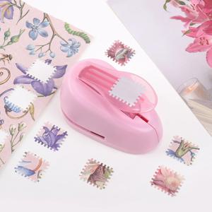 스탬프 모양 종이 펀치, 공예용 휴대용 홀 펀처, 스크랩북 용품, DIY 카드 제작 및 종이 공예 도구 선물