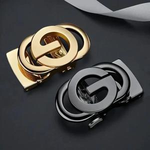 3.5cm 남성 정품 가죽 벨트 트렌드 벨트 세인트르 패션 디자이너 진 벨트 신상 남성 가죽 스트랩 남성 자동 버클 벨트