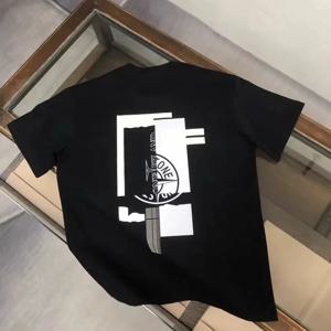 트렌디 브랜드 아메리칸 반팔 남녀공용 루즈핏 순면 여름 캐주얼 티셔츠 뉴 레터 다용도 크루넥